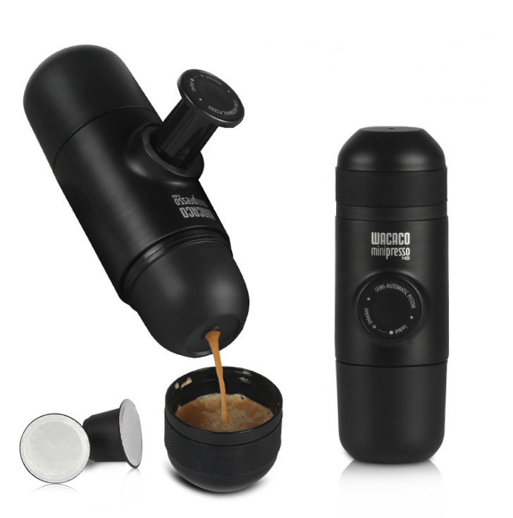 Condensed portable mini coffee machine