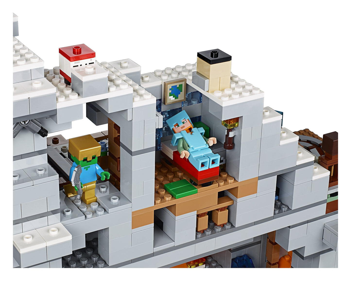 Last Day Promotion)Minecraft The Mountain Cave Building Kit - Free Shipping